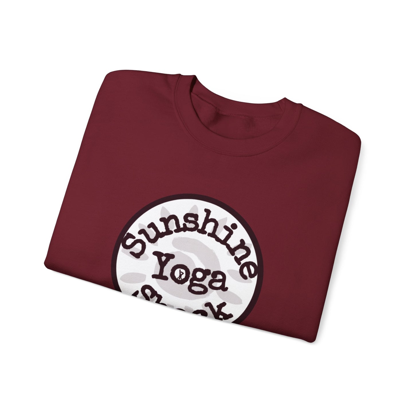 Sunshine Yoga Shack Unisex Crewneck Sweatshirt - Cozy Comfort for Yoga Lovers