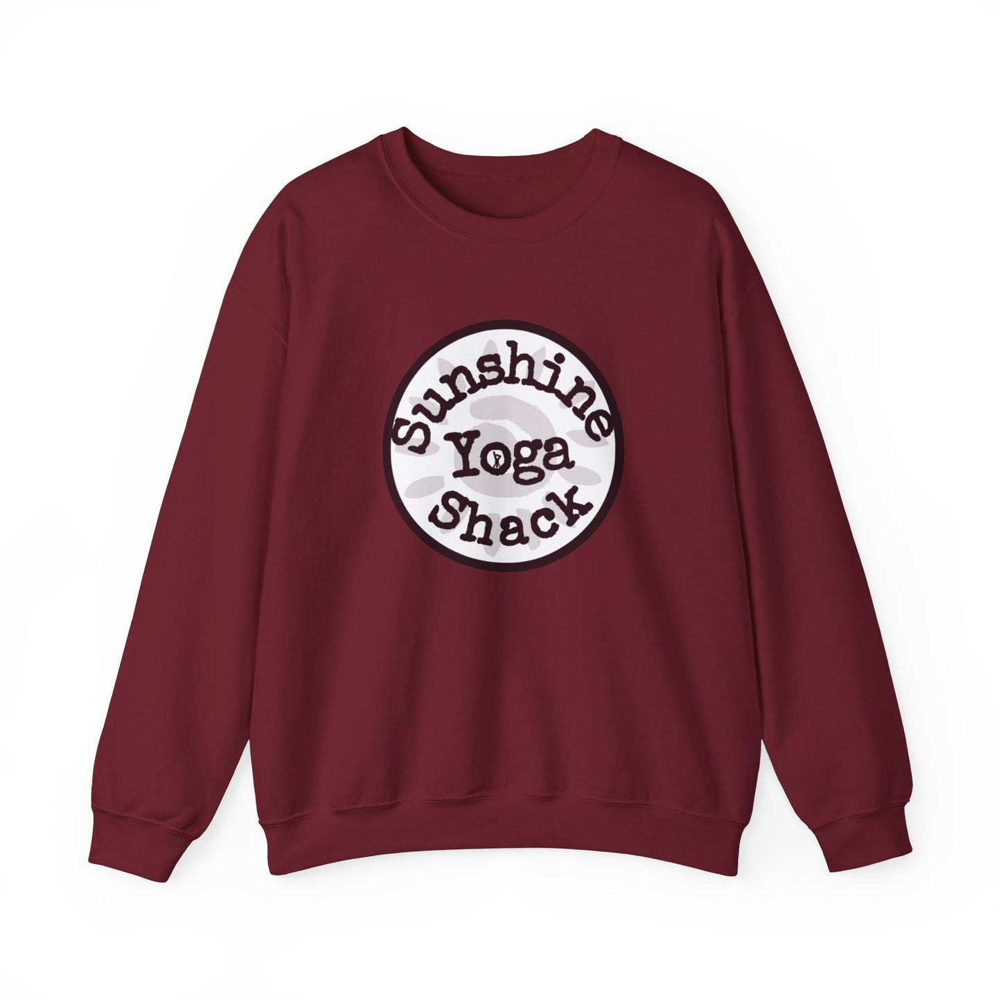 Sunshine Yoga Shack Unisex Crewneck Sweatshirt - Cozy Comfort for Yoga Lovers