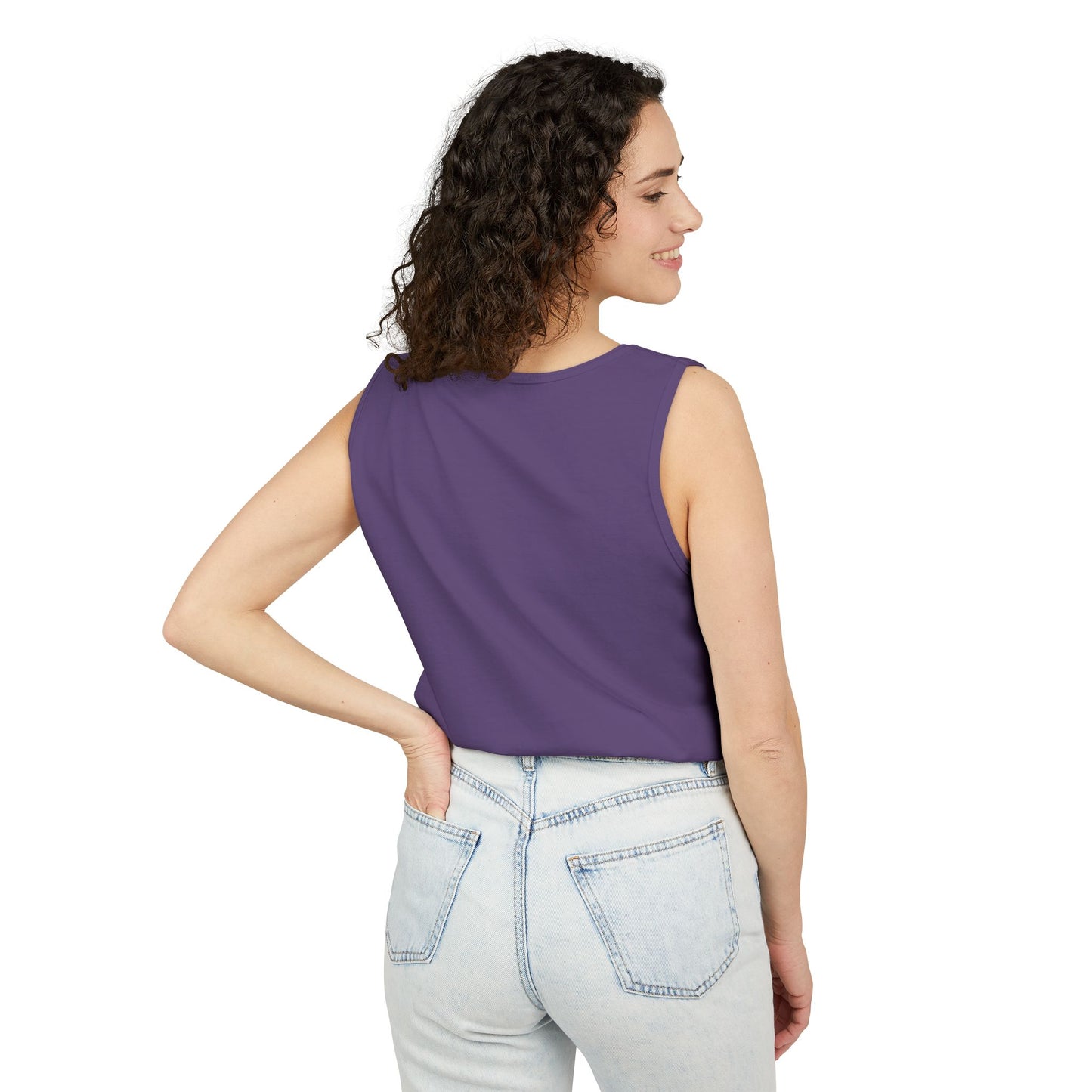 Sunshine Yoga Shack Unisex Garment-Dyed Tank Top - Perfect for Summer Yoga and Relaxation
