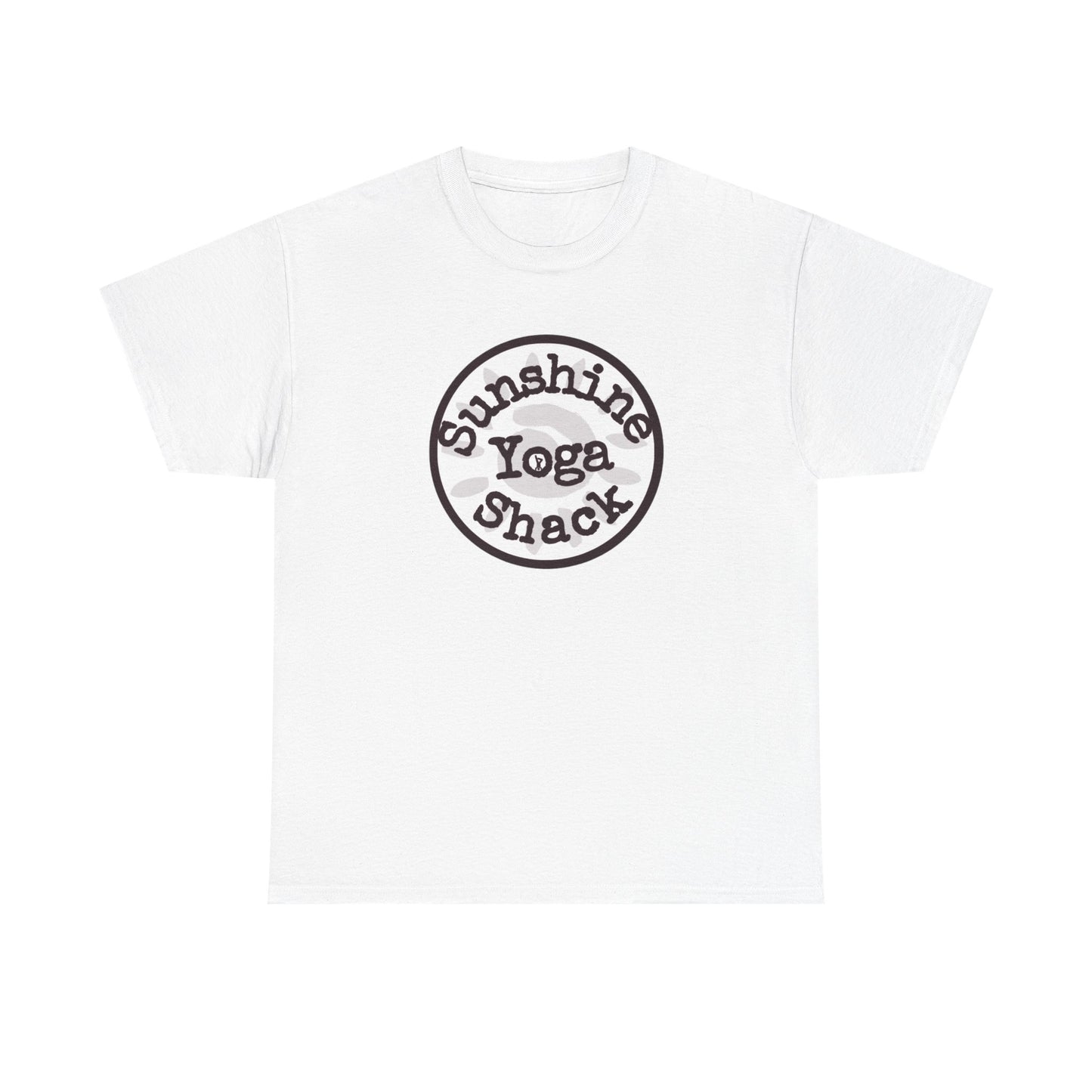 Sunshine Yoga Shack Unisex Heavy Cotton Tee - Perfect for Yoga & Relaxation