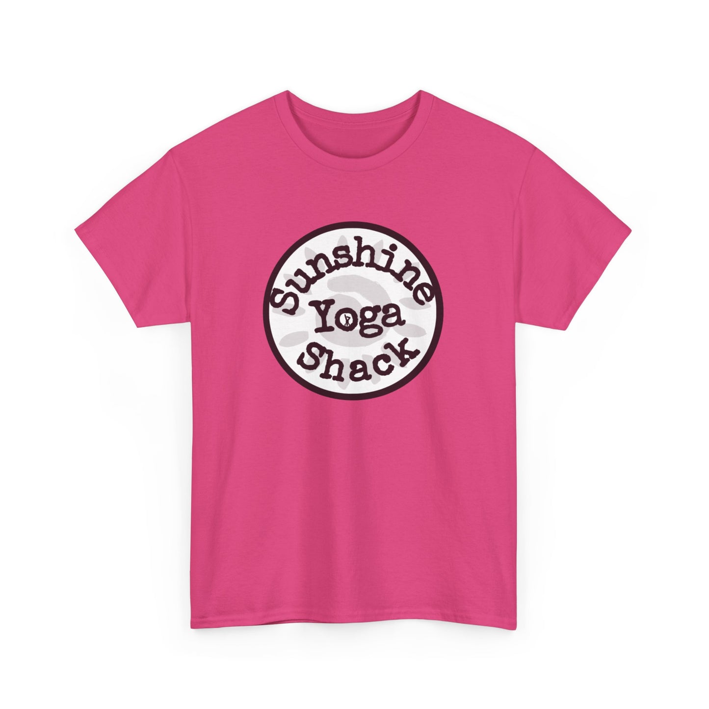 Sunshine Yoga Shack Unisex Heavy Cotton Tee - Perfect for Yoga & Relaxation
