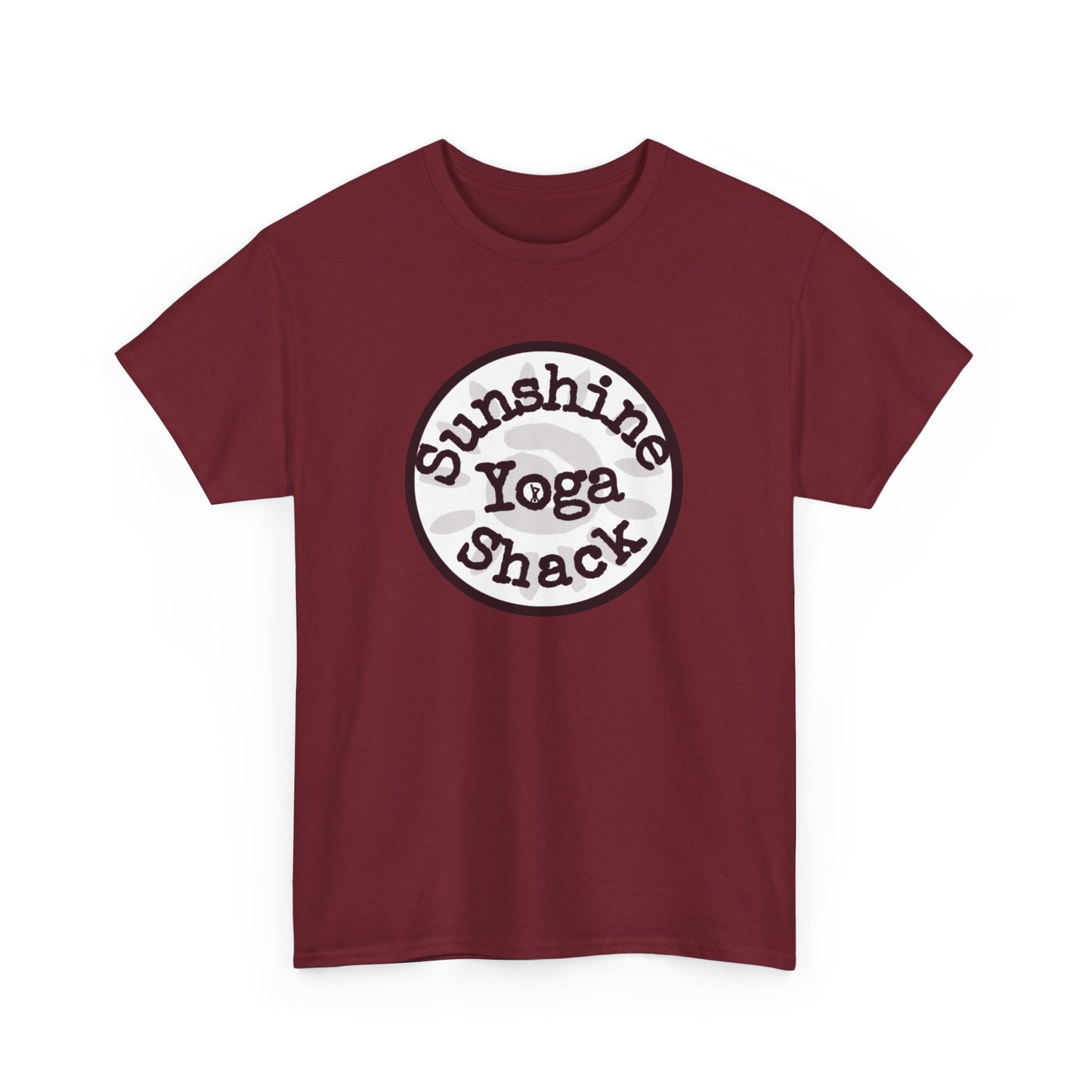 Sunshine Yoga Shack Unisex Heavy Cotton Tee - Perfect for Yoga & Relaxation