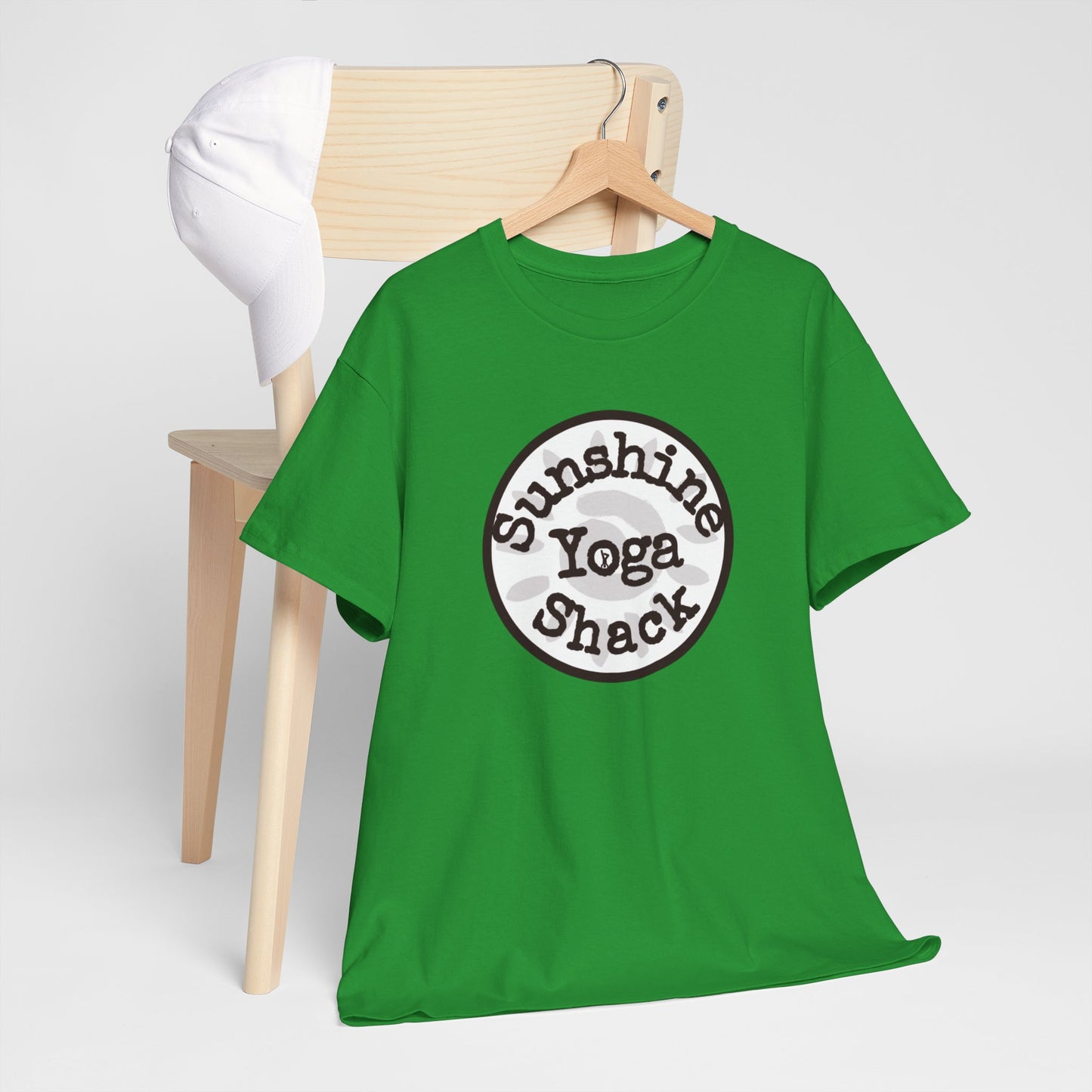 Sunshine Yoga Shack Unisex Heavy Cotton Tee - Perfect for Yoga & Relaxation