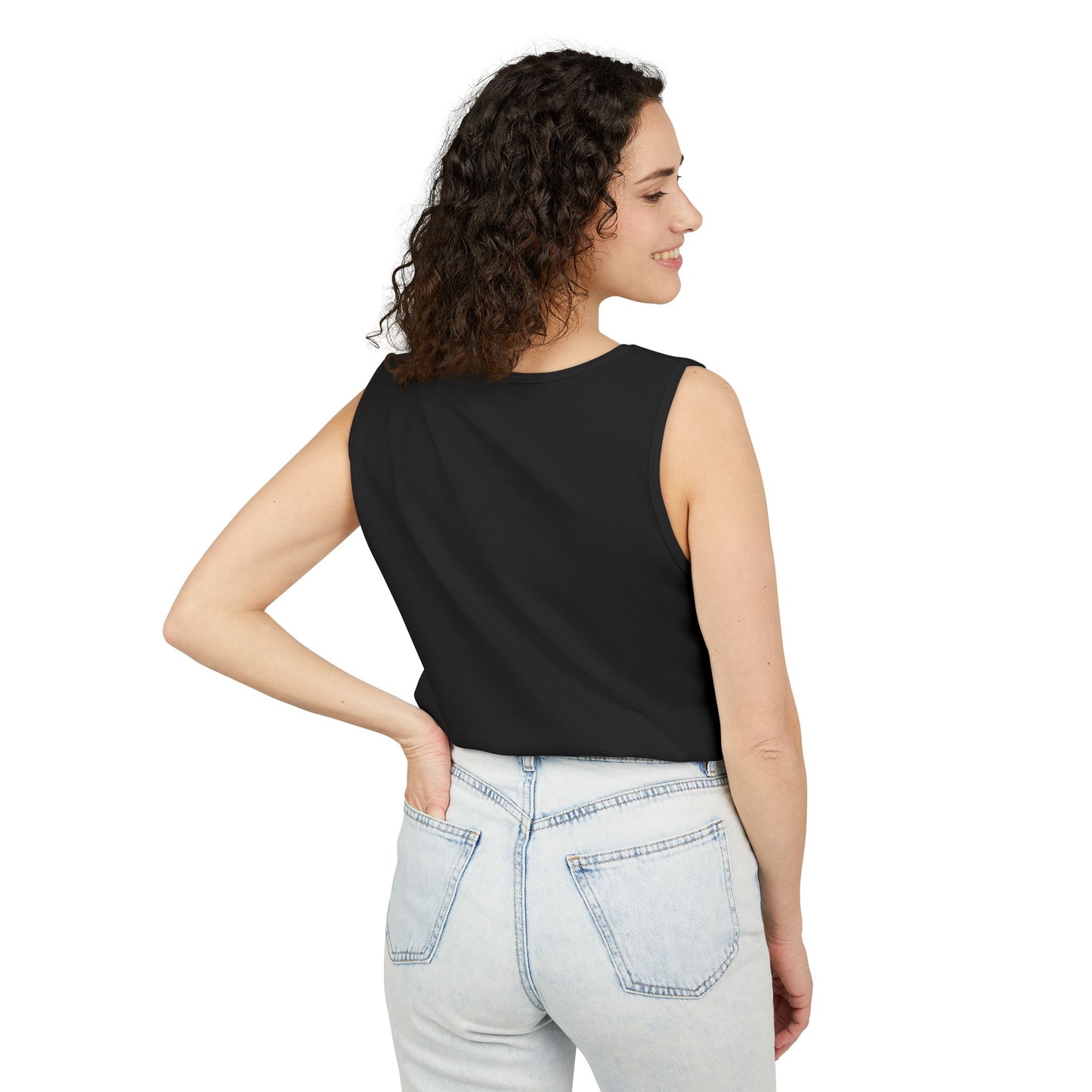 Sunshine Yoga Shack Unisex Garment-Dyed Tank Top - Perfect for Summer Yoga and Relaxation