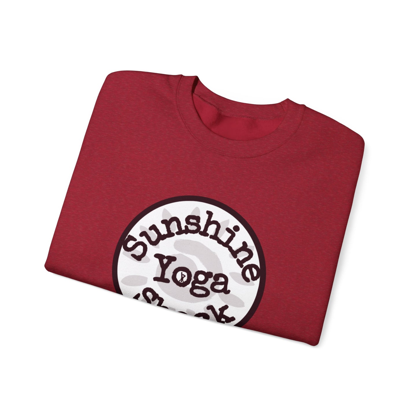 Sunshine Yoga Shack Unisex Crewneck Sweatshirt - Cozy Comfort for Yoga Lovers