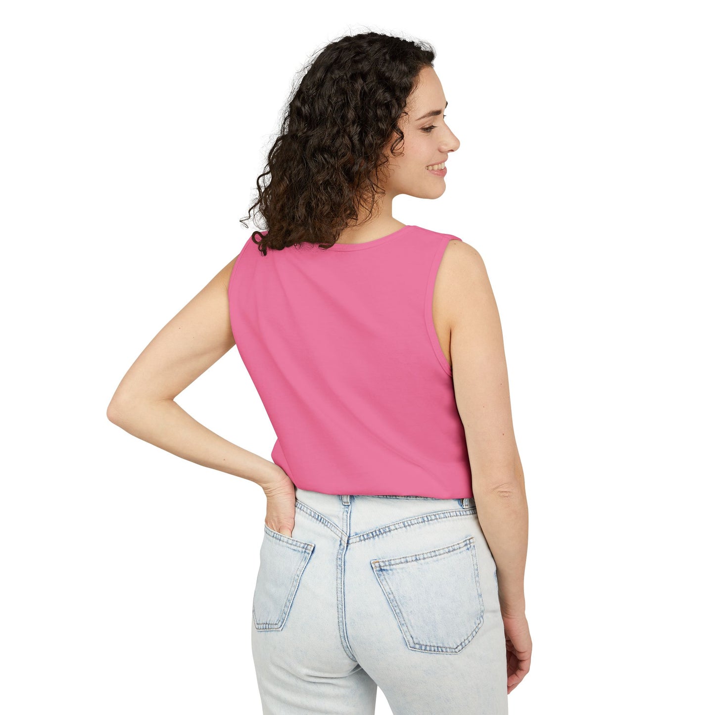 Sunshine Yoga Shack Unisex Garment-Dyed Tank Top - Perfect for Summer Yoga and Relaxation