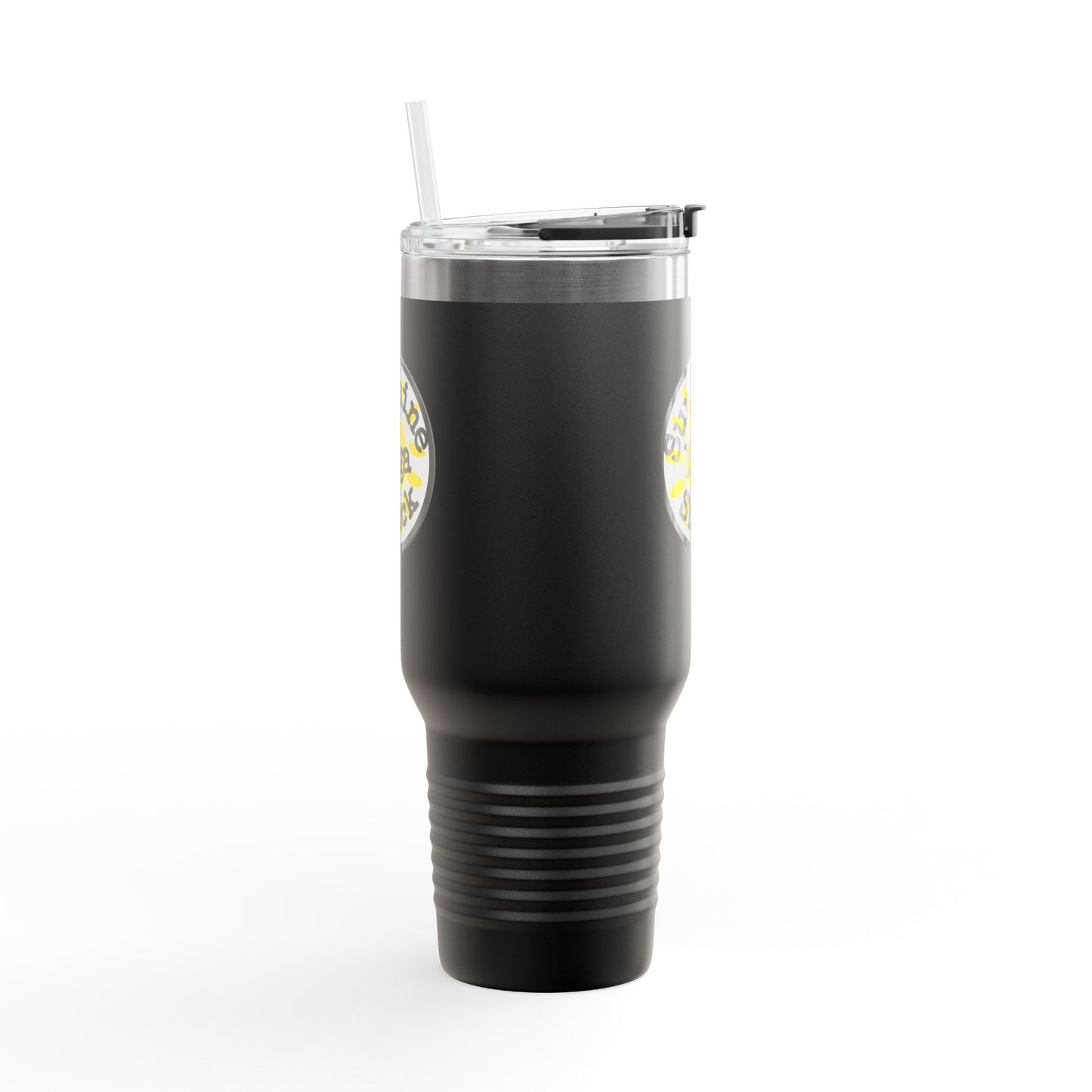 Sunshine Yoga Shack Insulated Travel Mug - 40oz, Perfect for Wellness Enthusiasts