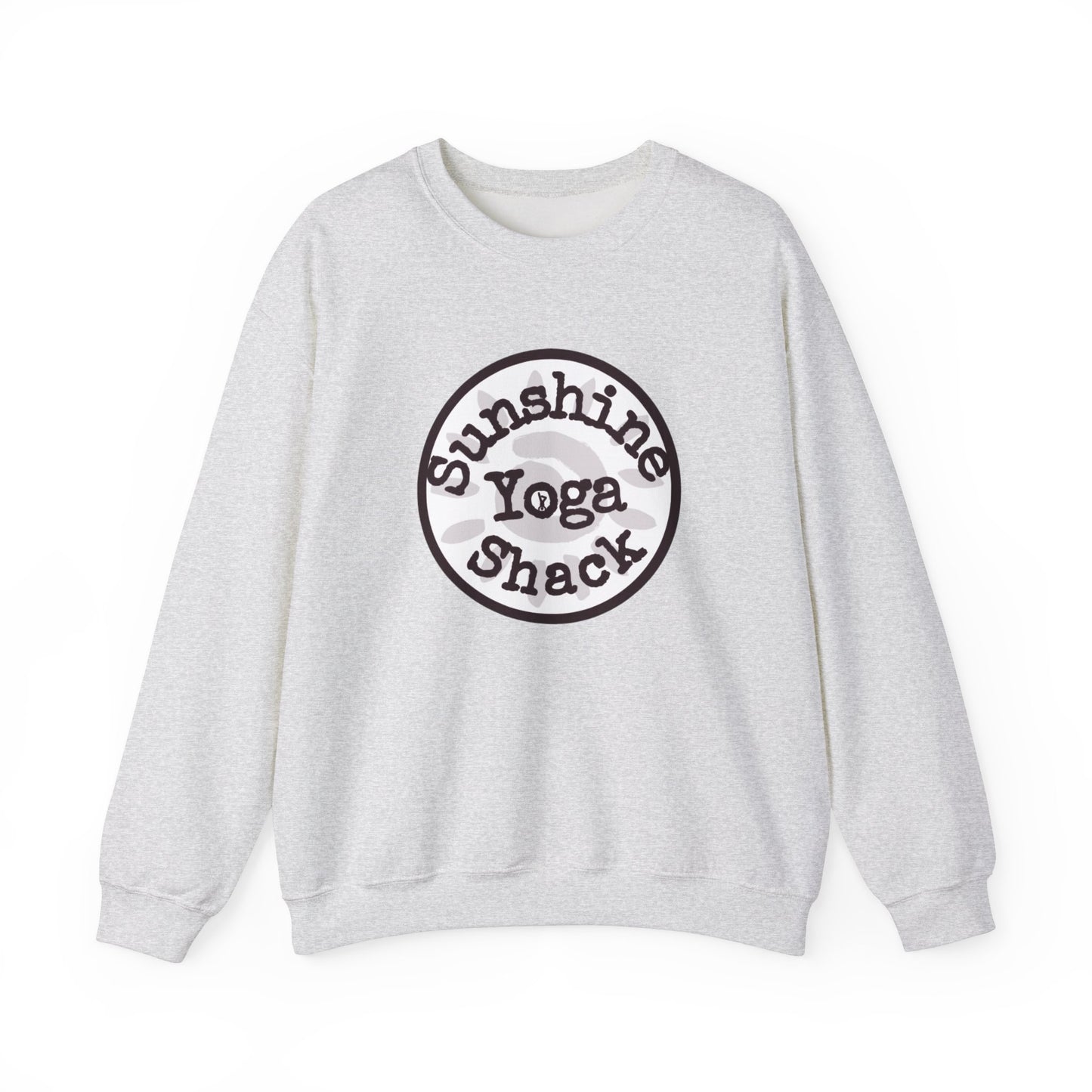 Sunshine Yoga Shack Unisex Crewneck Sweatshirt - Cozy Comfort for Yoga Lovers
