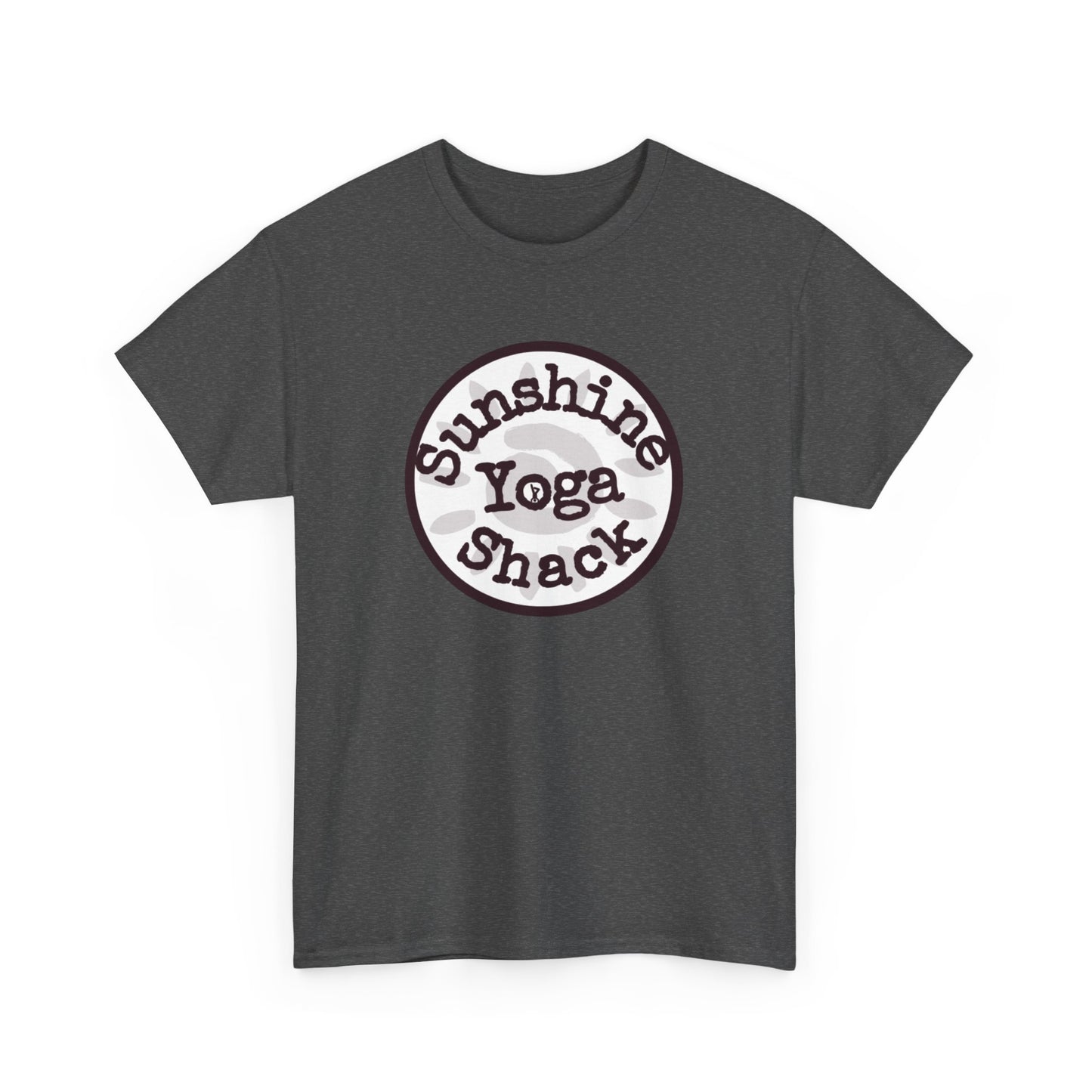 Sunshine Yoga Shack Unisex Heavy Cotton Tee - Perfect for Yoga & Relaxation
