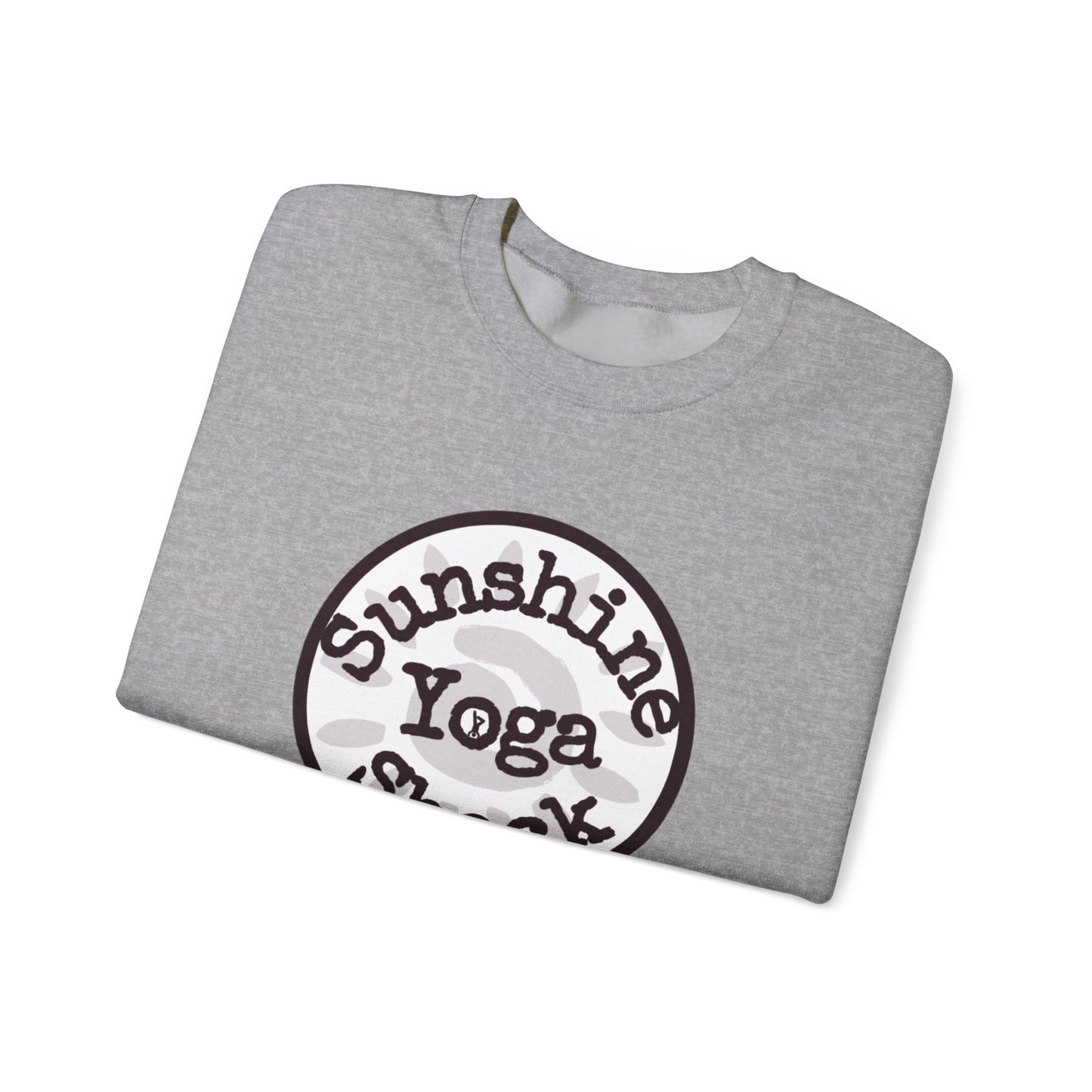 Sunshine Yoga Shack Unisex Crewneck Sweatshirt - Cozy Comfort for Yoga Lovers