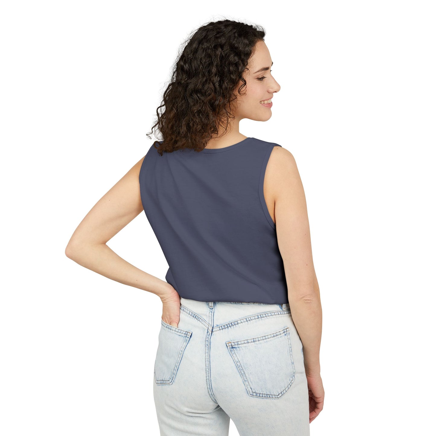 Sunshine Yoga Shack Unisex Garment-Dyed Tank Top - Perfect for Summer Yoga and Relaxation