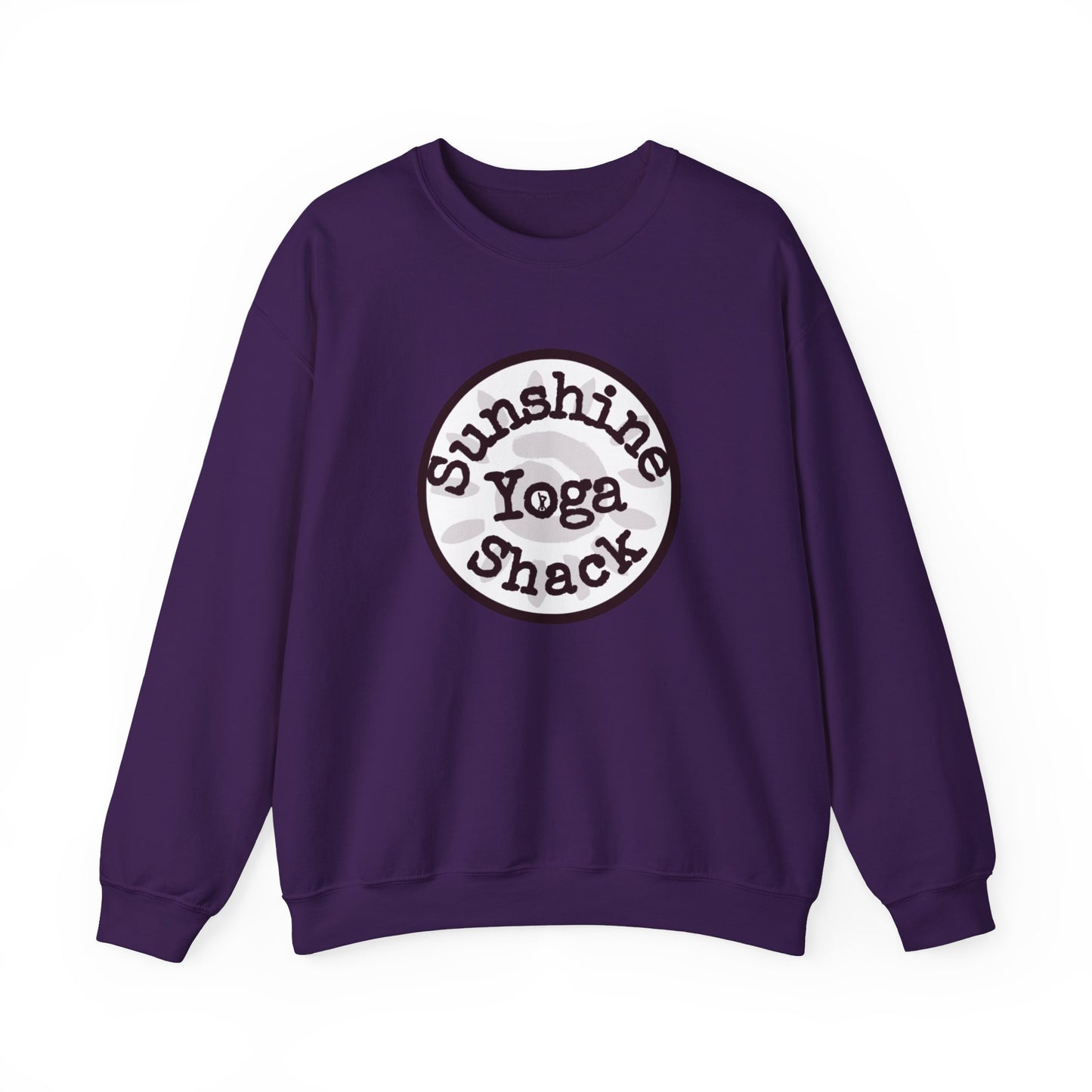 Sunshine Yoga Shack Unisex Crewneck Sweatshirt - Cozy Comfort for Yoga Lovers