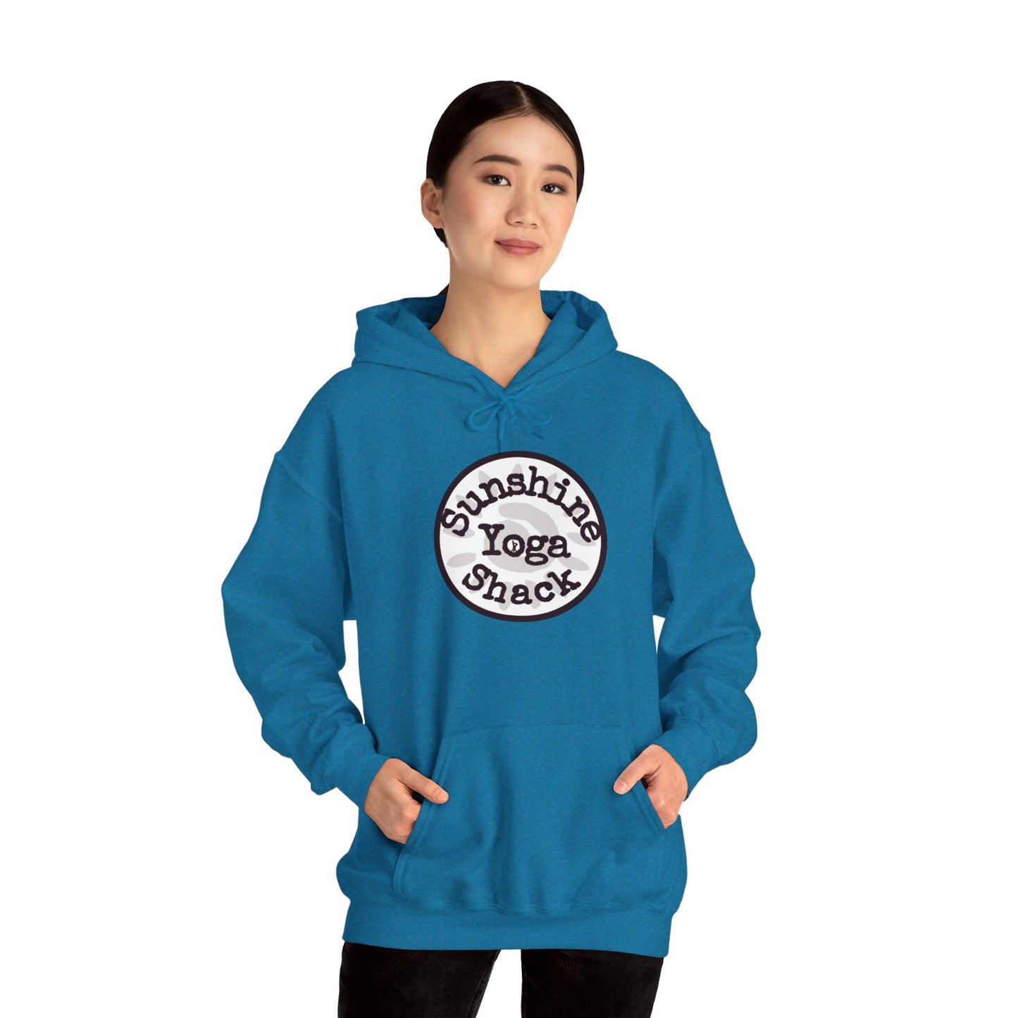 Sunshine Yoga Shack Unisex Heavy Blend Hoodie - Comfy, Stylish Sweatshirt for Yoga Lovers
