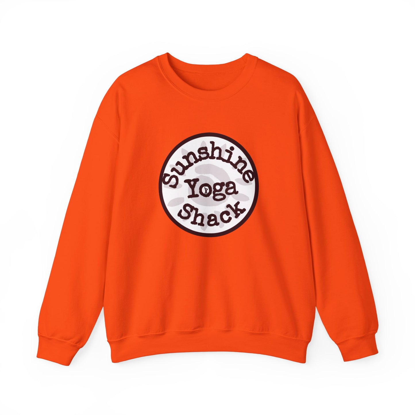 Sunshine Yoga Shack Unisex Crewneck Sweatshirt - Cozy Comfort for Yoga Lovers