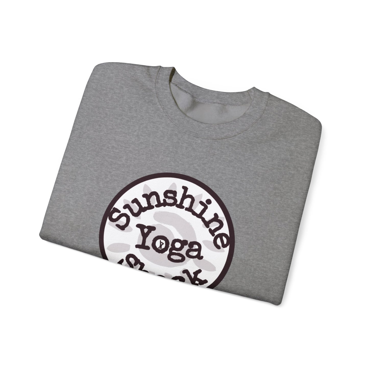 Sunshine Yoga Shack Unisex Crewneck Sweatshirt - Cozy Comfort for Yoga Lovers
