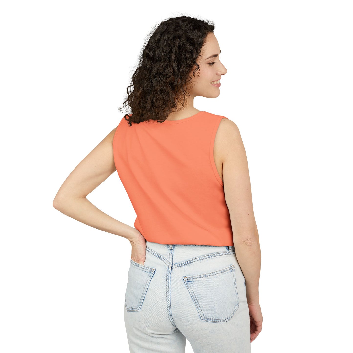 Sunshine Yoga Shack Unisex Garment-Dyed Tank Top - Perfect for Summer Yoga and Relaxation