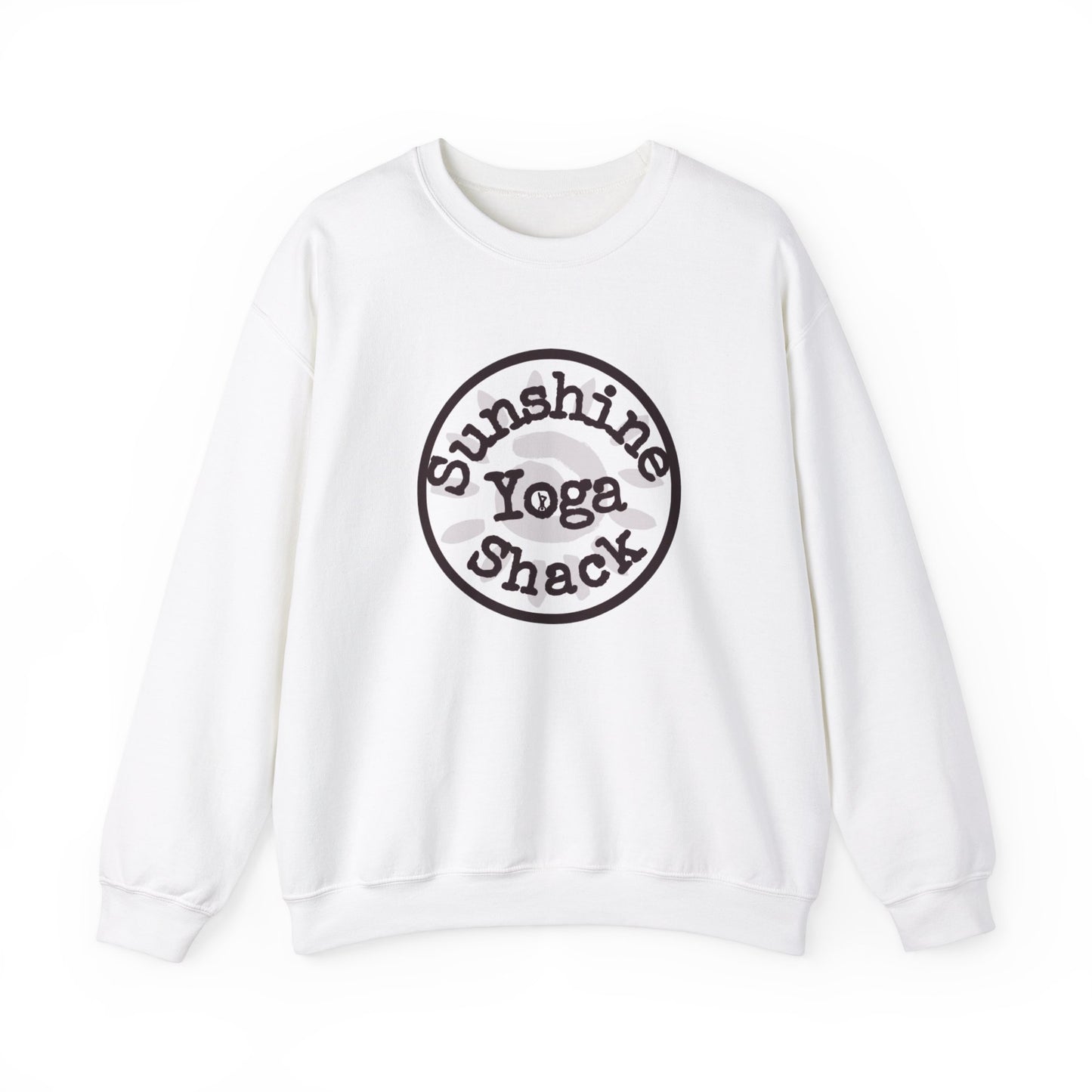 Sunshine Yoga Shack Unisex Crewneck Sweatshirt - Cozy Comfort for Yoga Lovers