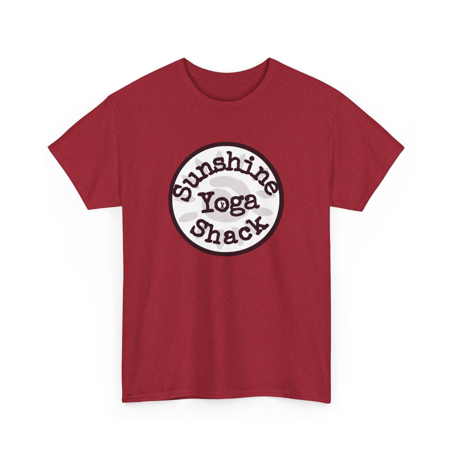 Sunshine Yoga Shack Unisex Heavy Cotton Tee - Perfect for Yoga & Relaxation