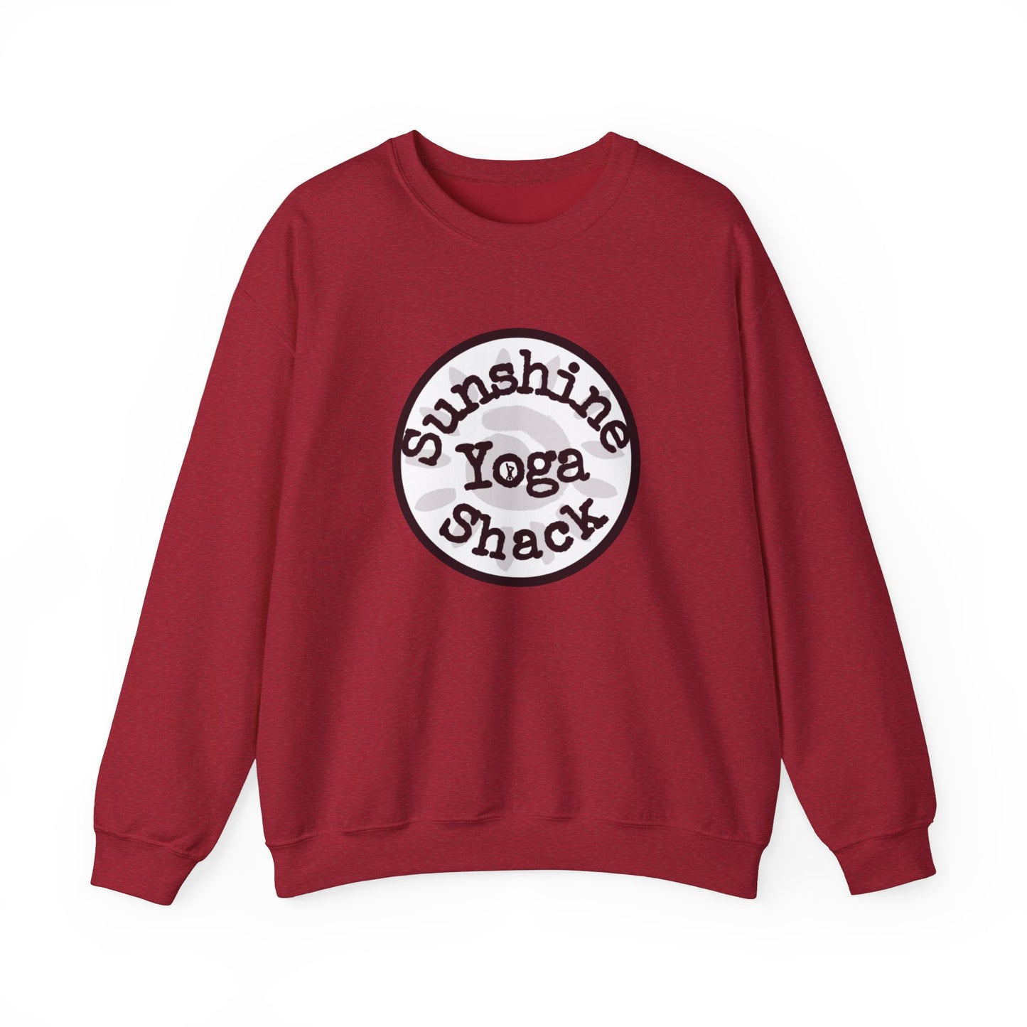 Sunshine Yoga Shack Unisex Crewneck Sweatshirt - Cozy Comfort for Yoga Lovers