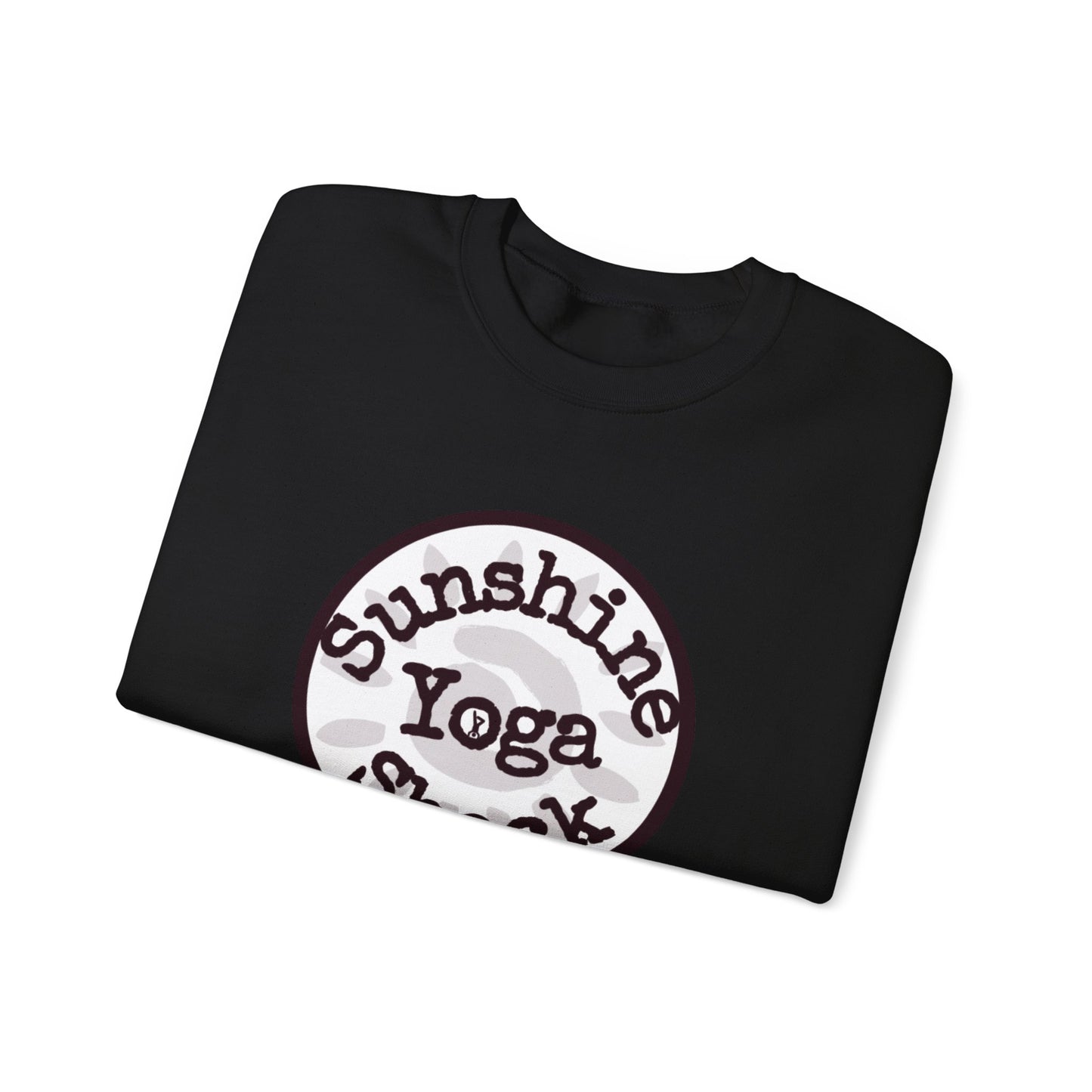 Sunshine Yoga Shack Unisex Crewneck Sweatshirt - Cozy Comfort for Yoga Lovers