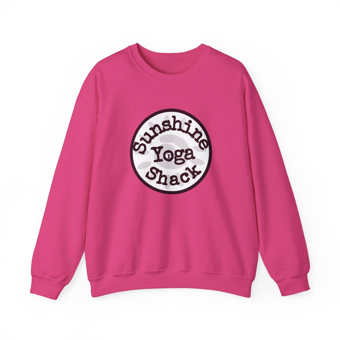Sunshine Yoga Shack Unisex Crewneck Sweatshirt - Cozy Comfort for Yoga Lovers