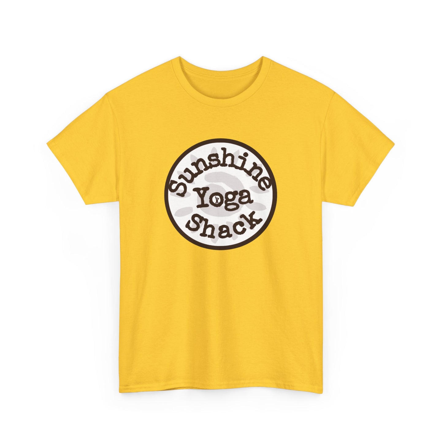 Sunshine Yoga Shack Unisex Heavy Cotton Tee - Perfect for Yoga & Relaxation
