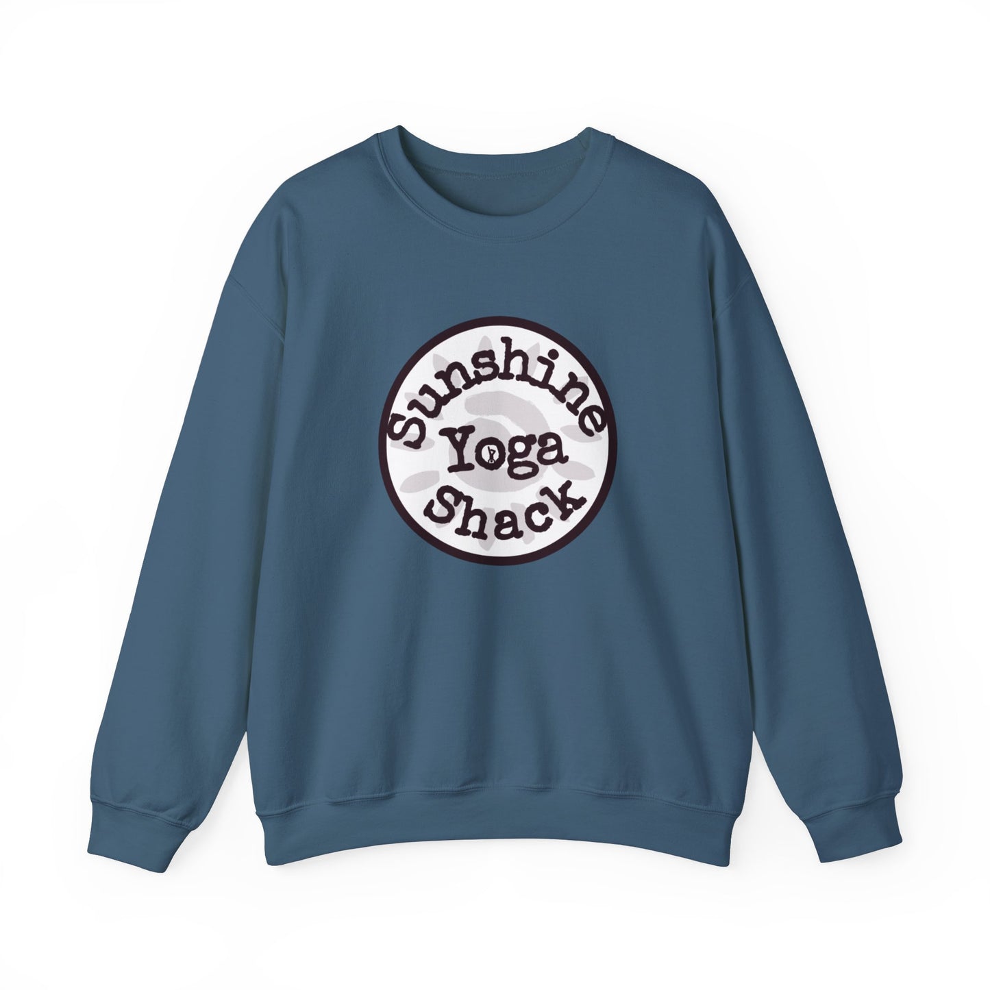 Sunshine Yoga Shack Unisex Crewneck Sweatshirt - Cozy Comfort for Yoga Lovers