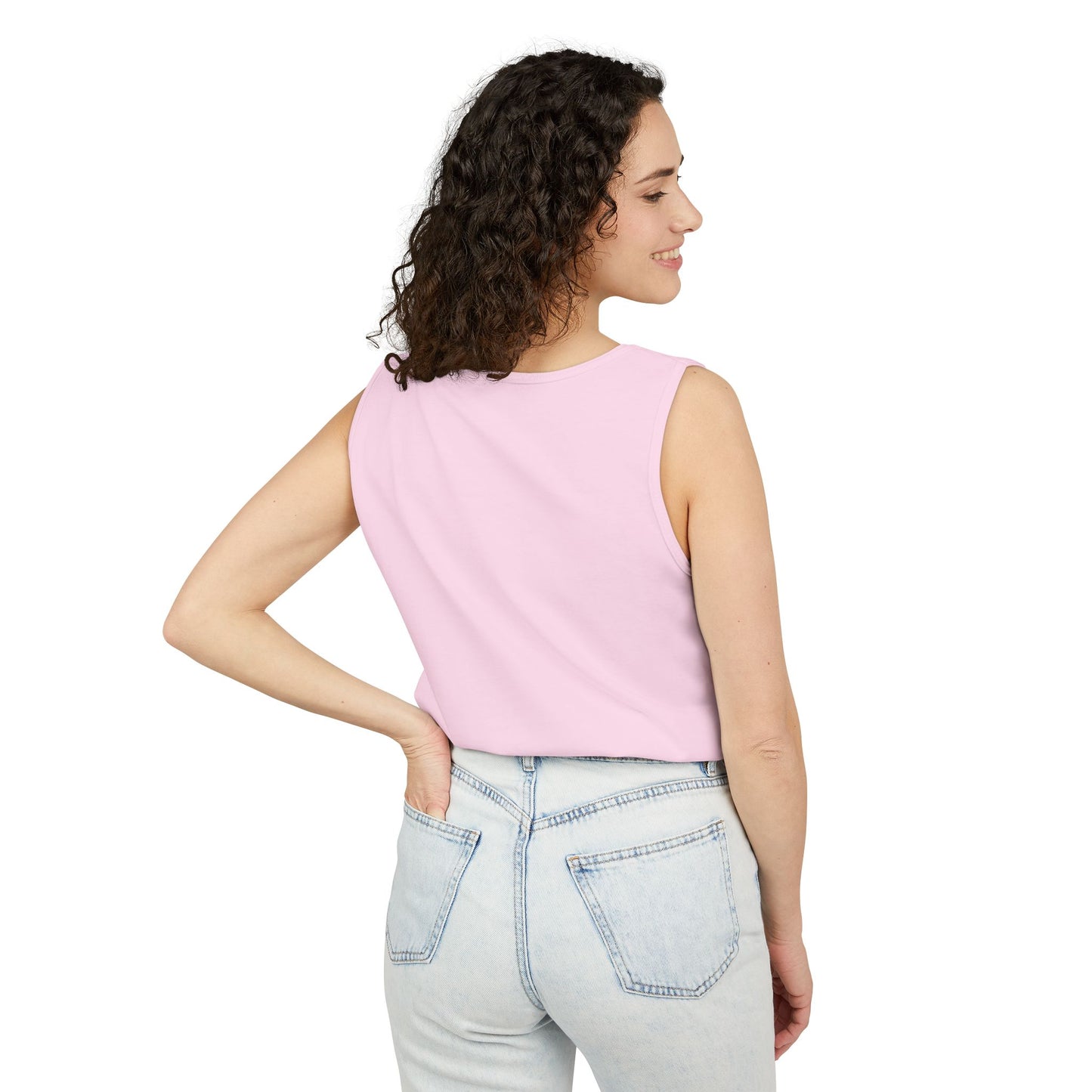 Sunshine Yoga Shack Unisex Garment-Dyed Tank Top - Perfect for Summer Yoga and Relaxation