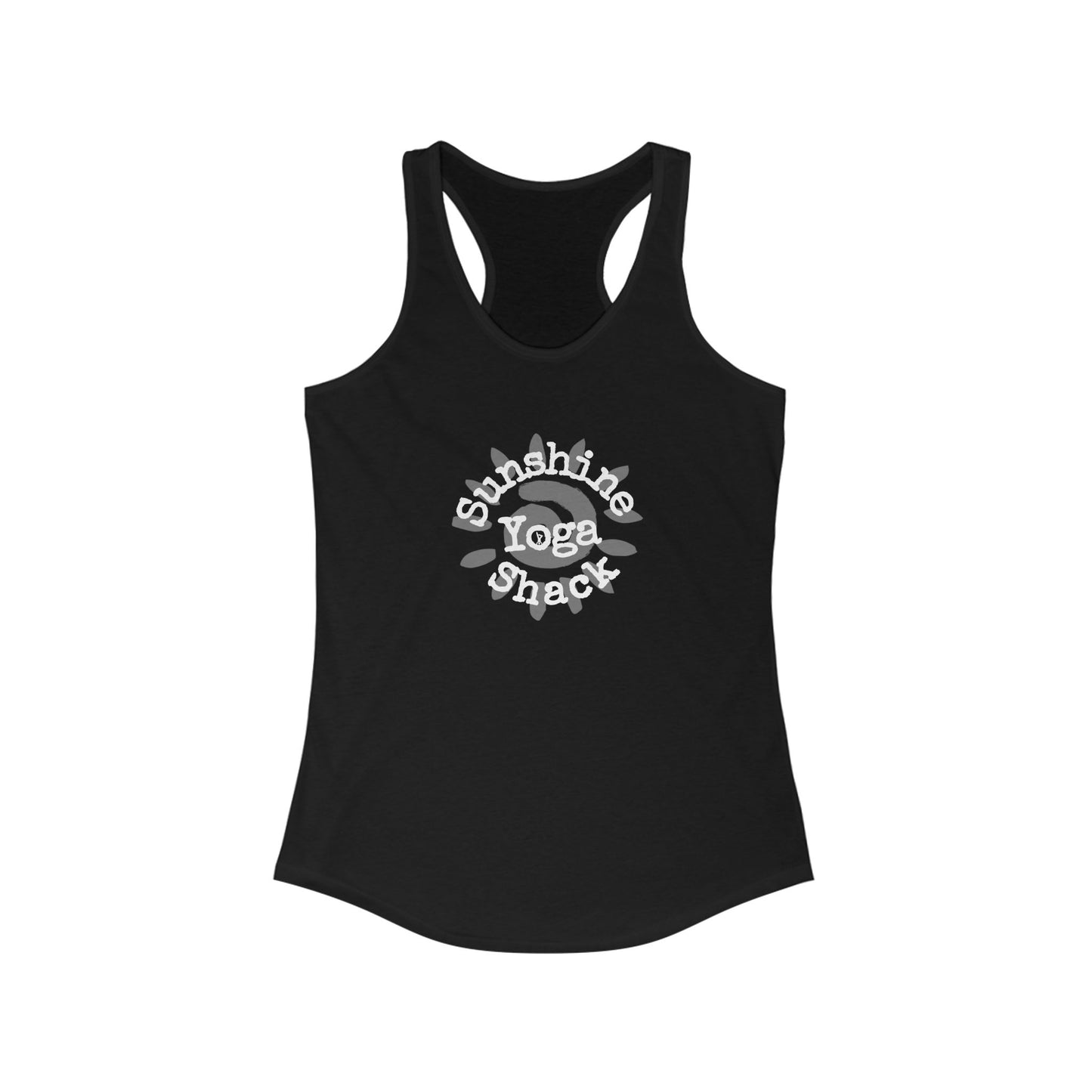 Sunshine 'Love' Racerback Tank Top for Women, Summer Fashion, Yoga Wear, Workout Shirt, Gift for Her, Beach Essential