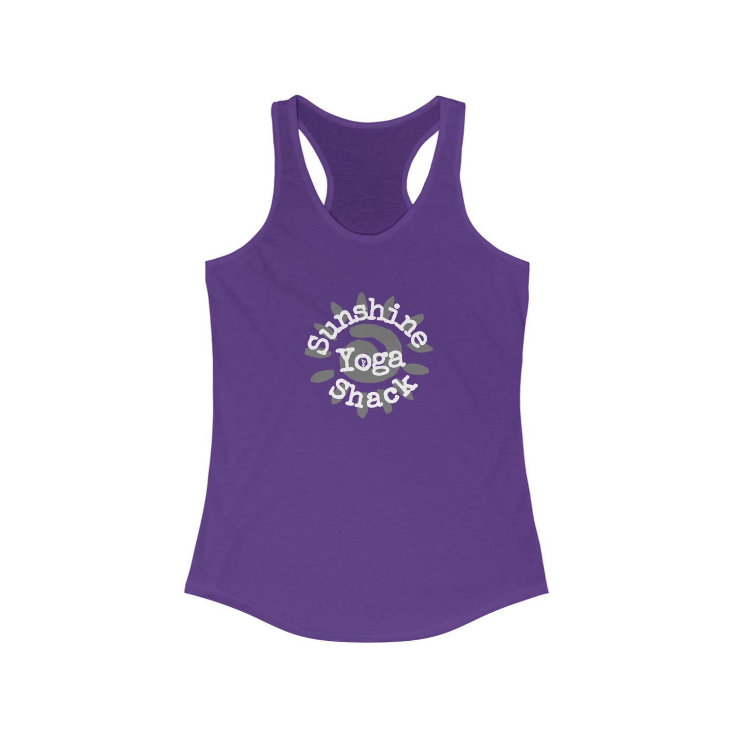 Sunshine 'Love' Racerback Tank Top for Women, Summer Fashion, Yoga Wear, Workout Shirt, Gift for Her, Beach Essential