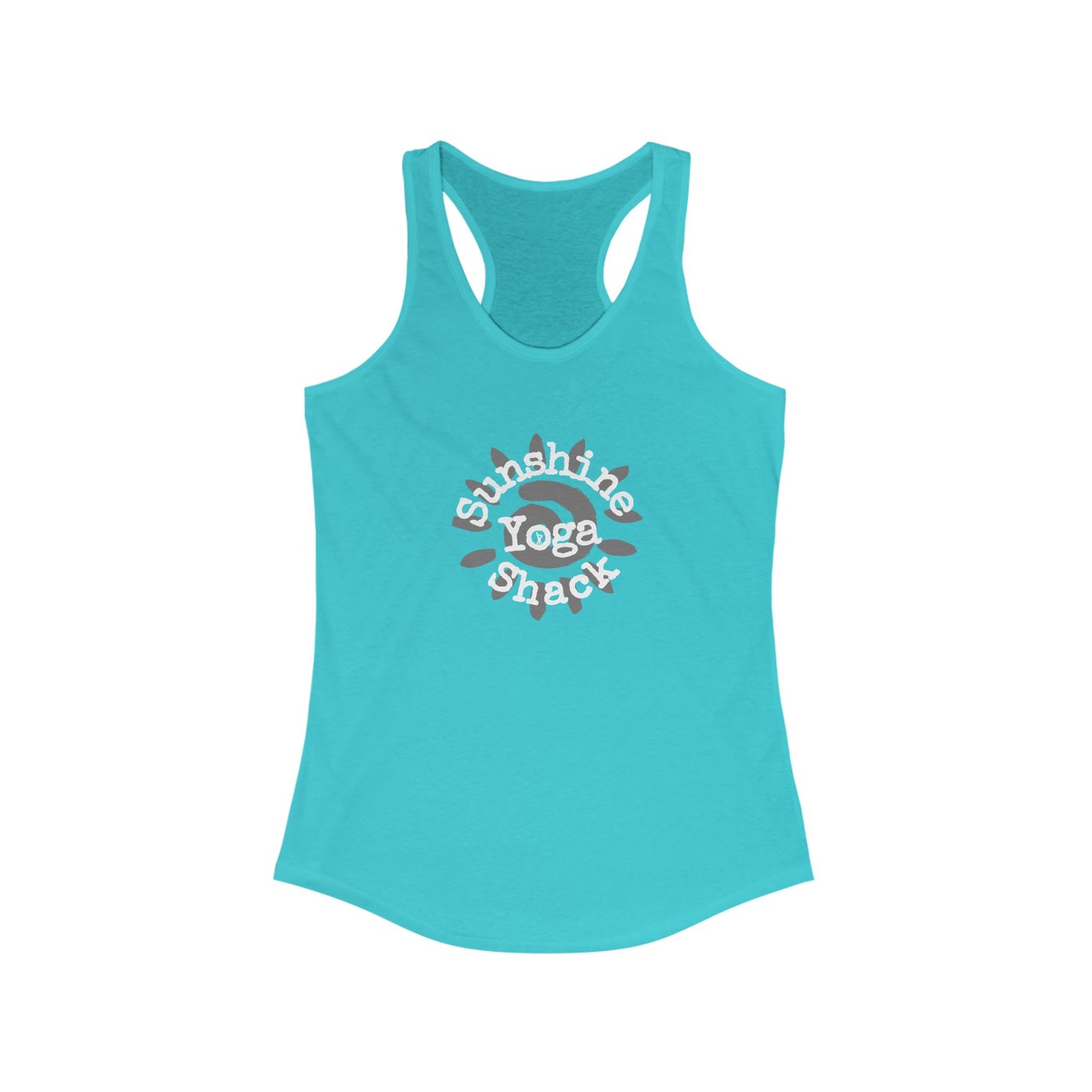 Sunshine 'Love' Racerback Tank Top for Women, Summer Fashion, Yoga Wear, Workout Shirt, Gift for Her, Beach Essential