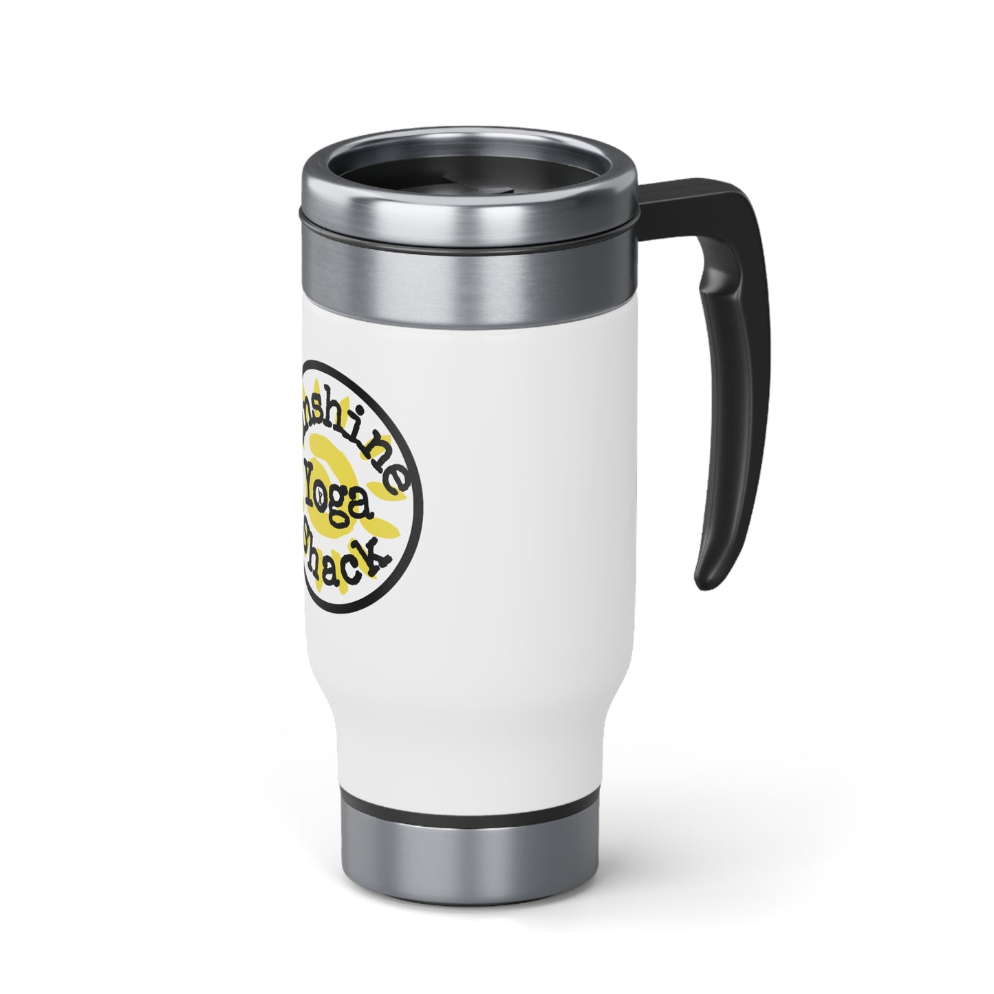 Stainless Steel Travel Mug with Handle, 14oz